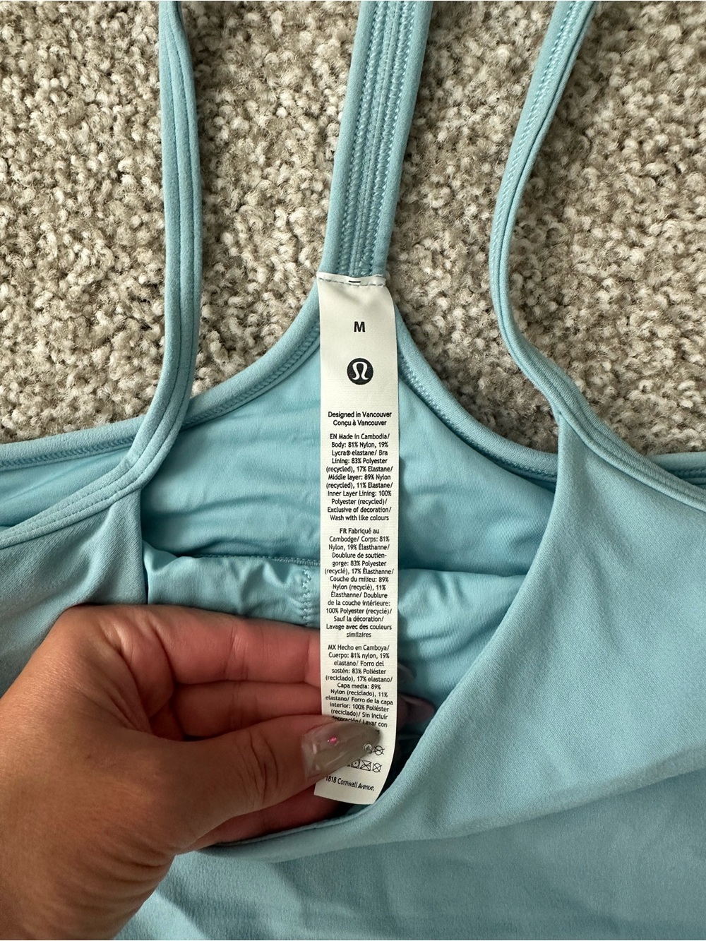 Lululemon Seafoam Align Flow Y Tank - Picture 5 of 5